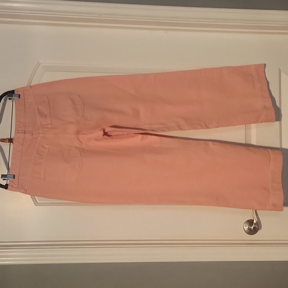 NWOT. Pinkish/Peach color denim. Size 12R. - Picture 2 of 4